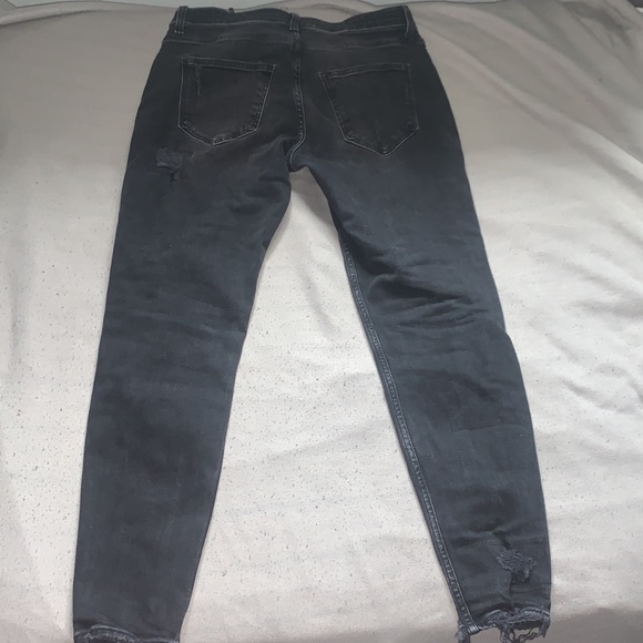 Zara Distressed regular black jeans - Picture 2 of 2